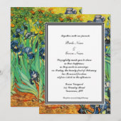 lente, zomers huwelijksuitnodiging van Gogh Kaart (Voorkant / Achterkant)