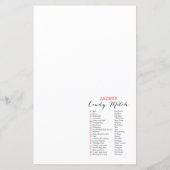 Lente Zonnebloem Bruidsdouche Spel PRINTED (Achterkant)