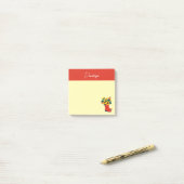 Lente Zonnebloemen en Regenlaarzen Post-it® Notes (Op bureau)