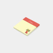 Lente Zonnebloemen en Regenlaarzen Post-it® Notes (Schuin)