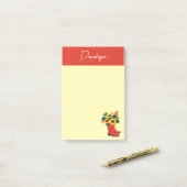Lente Zonnebloemen en Regenlaarzen  Post-it® Notes (Op bureau)