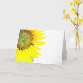 Lente zonnebloemen kaart (Gele Bloem)