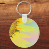 Lente zonnebloemen sleutelhanger (Voorkant)