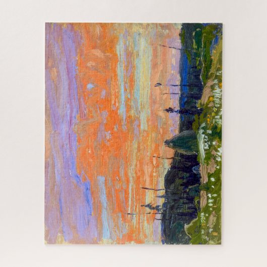 Lente Zonsondergang, Algonquin Park | Tom Thomson  Legpuzzel (Verticaal)