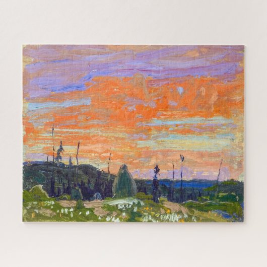 Lente Zonsondergang, Algonquin Park | Tom Thomson  Legpuzzel (Horizontaal)