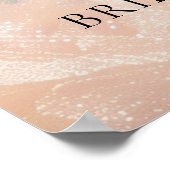 Lente zonsondergang op Cloud Nine Vrijgezellenfees Poster (Hoek)