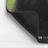 Lente - zwart Beer Muismat (Hoek)