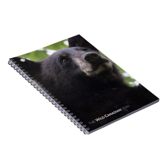 Lente - zwart Beer Notitieboek (Rechterzijde)