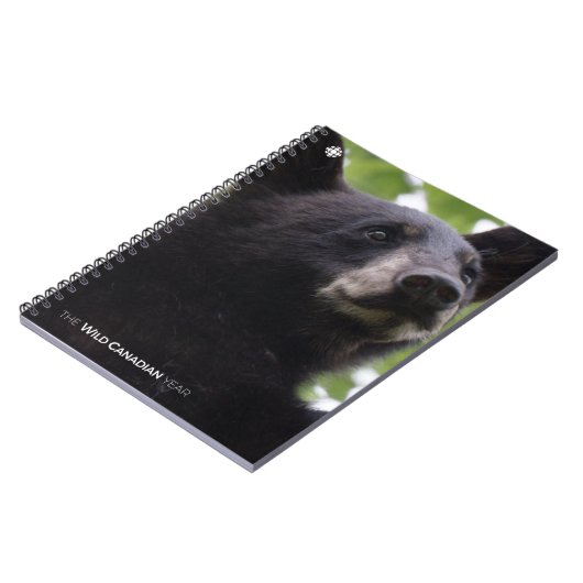 Lente - zwart Beer Notitieboek (Linkerzijde)