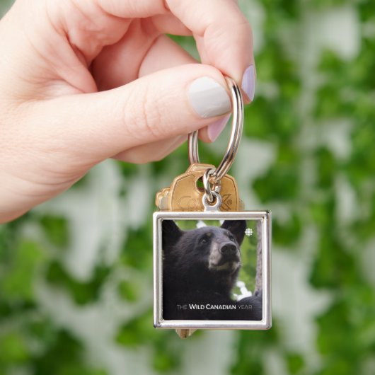 Lente - zwart Beer Sleutelhanger (Hand)