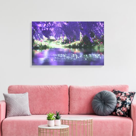 Lenteadem Canvas Afdruk (Insitu (Woonkamer))