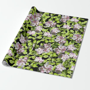 Lenteappelbloesemcadeauverpakkingsrol Cadeaupapier