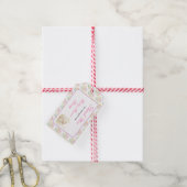 Lentebaby Shower Vogel Gietkan Cadeaulabel (Met Touw)
