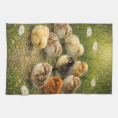 Lentebabykuikens Keukenhanddoek (Horizontaal)
