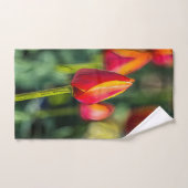 Lentebadkamer Tulpen Set Bad Handdoek (Handdoek)