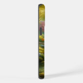 Lentebeek met eenden/bloemen iPhone hoesje (Rechterkant)