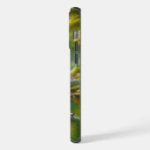 Lentebeek met eenden/bloemen iPhone hoesje (Linkerkant)