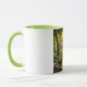 Lentebeek met eenden/bloemen mok (Links)