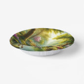 Lentebeek met eenden/bloemen papieren kommen (Gebogen)