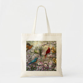 Lentebijeenkomst: Kleurrijke Zangvogels Cadeaus vo Tote Bag