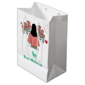 Lentebloei Medium Cadeauzakje (Voorkant Gekanteld)