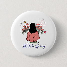 Lentebloei Ronde Button 5,7 Cm