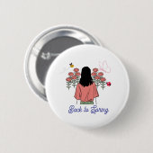 Lentebloei Ronde Button 5,7 Cm (Voorkant /achterkant)