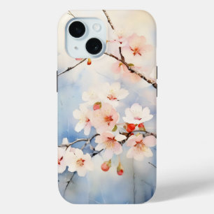 lentebloeiende boom iPhone 15 case