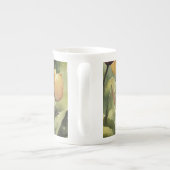 Lentebloeiende tulpen porselein kop (Achterkant)