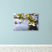 lentebloeitak witte kersen canvas afdruk (Insitu (Houten vloer))