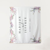 Lentebloem Bloemige Trouw Achtergrond Wandkleed (Voorkant)