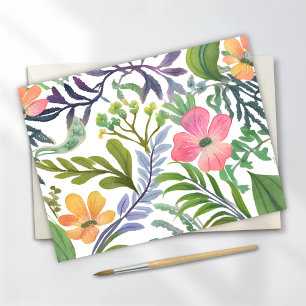 Lentebloem bloemstukken   Bloemvelden  Briefkaart
