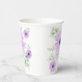 Lentebloem botanische papieren bekers – Kleurrijk (Rechts)