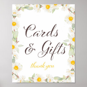 Lentebloem Bruids   Baby Shower Bord Poster