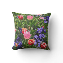Lentebloem buitenkussen