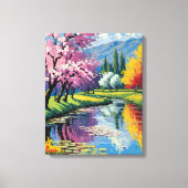 Lentebloem Canvas Afdruk (Voorkant)