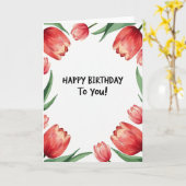 Lentebloem Kaart (Gele Bloem)
