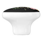 lentebloem keramische knop (Zijkant)