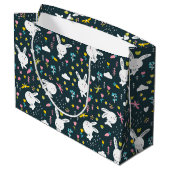 Lentebloem Konijnen Cadeautas (Achterkant Gekanteld)