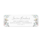 lentebloem | Label retouradres (Voorkant)