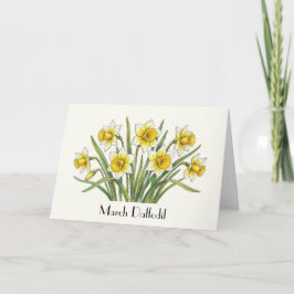 Lentebloem Lentegroet Kaart