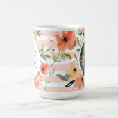 lentebloem | Perzikstreep | Moederdag Foto Koffiemok (Center)