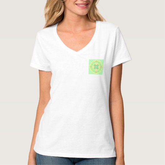 Lentebloem Polo Shirt (Voorkant)