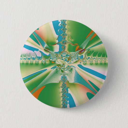 Lentebloem Ronde Button 5,7 Cm (Voorkant)