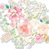 lentebloem sticker (Voorkant)