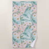 Lentebloem Strandhanddoek Strandlaken (Voorkant)