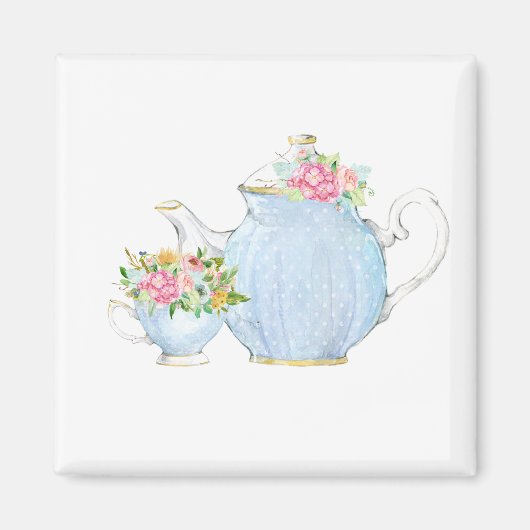 lentebloem, thee, high tea, bloemthee, tuin magneet (Voorkant)