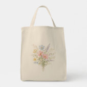 Lentebloem Tote Tas (Achterkant)