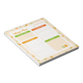 Lentebloemboeket Dagelijkse Planner Notitieblok (Schuin)