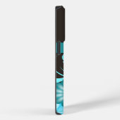 Lentebloemen Aqua Blue Hibiscus Bloemen Case-Mate iPhone Case (Achterkant / Rechts)